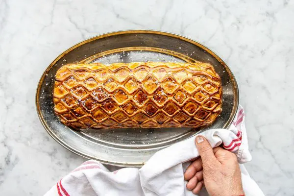 Wild Bass en croute - Christmas 2023